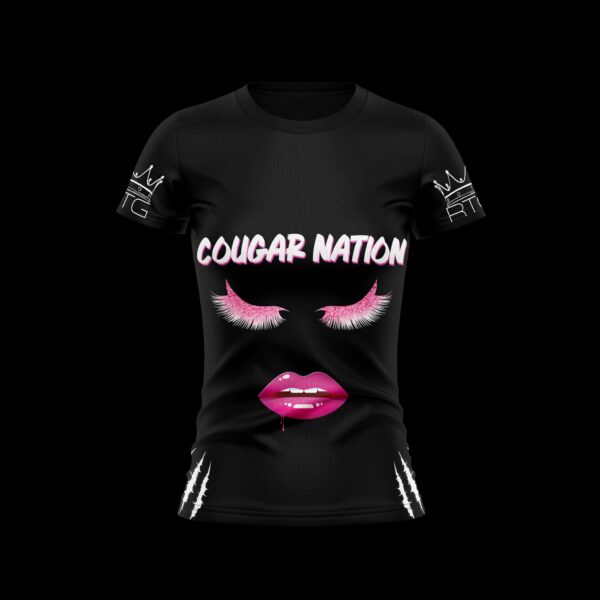 Cougar Nation Women’s T‑Shirt (Black)