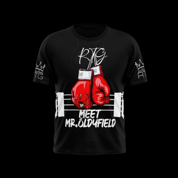 RTG ‘Meet Mr. OLDYFIELD’ Boxing T‑Shirt (Black)