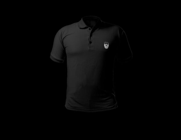 Beard Crest Polo Shirt (Black)