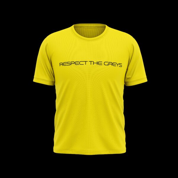 Respect The Greys Core Logo T-Shirt (Yellow)
