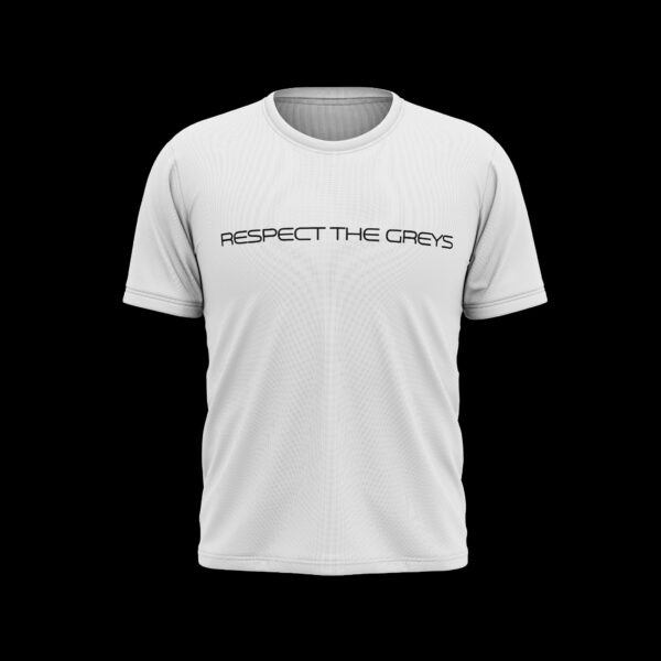 Respect The Greys Monochrome T-Shirt (White/Black)