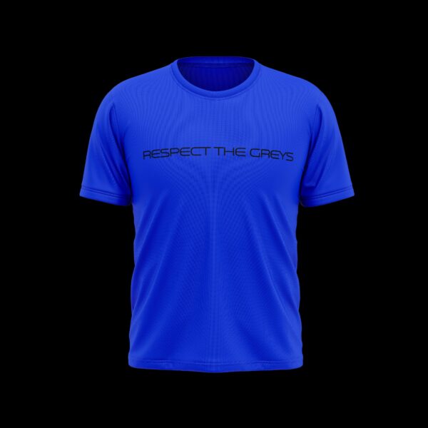 Respect The Greys Core Logo T-Shirt (Royal Blue)