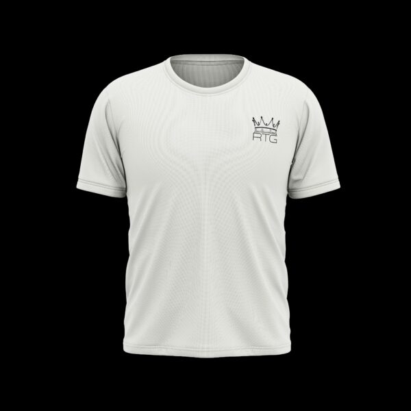 RTG Crown Chest Logo T‑Shirt (White)