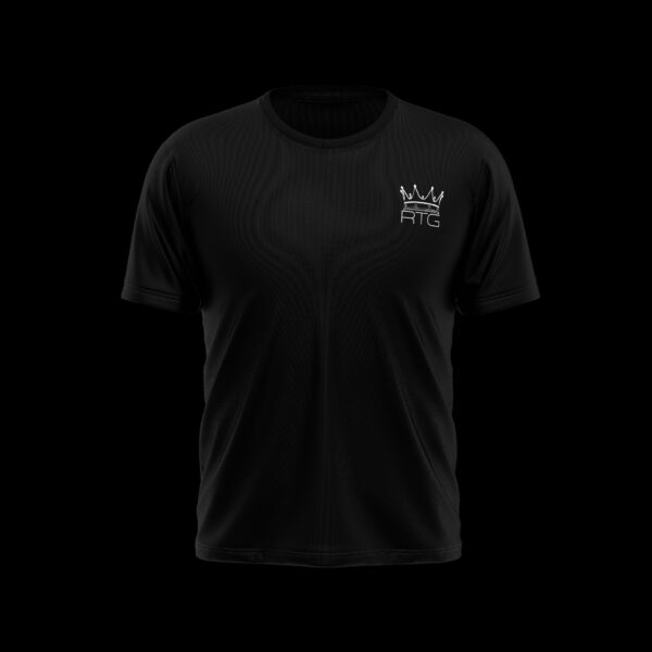 RTG Crown Chest Logo T‑Shirt (Black)