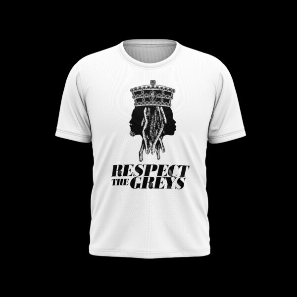 Dual Head Crown T‑Shirt (White)