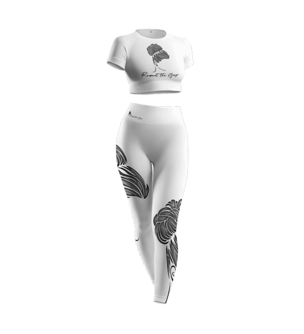 RTG Mono-Floral Seamless Set – White