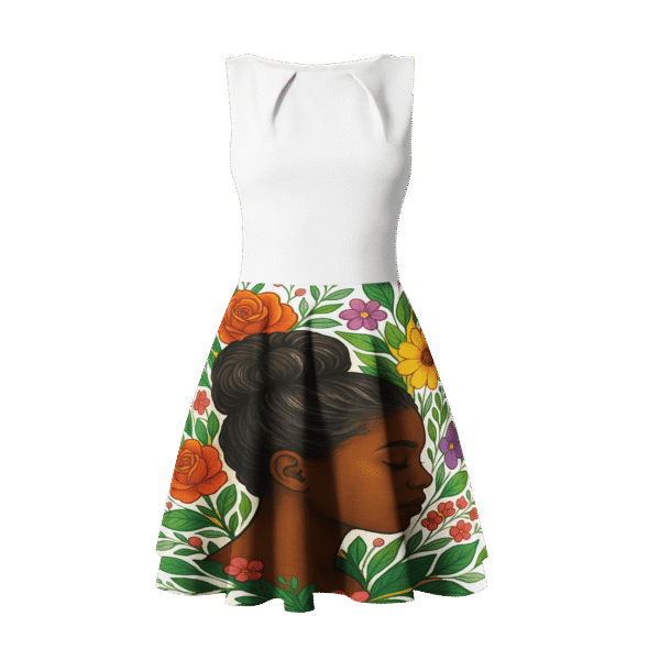 RTG “Garden Muse” Fit & Flare Dress